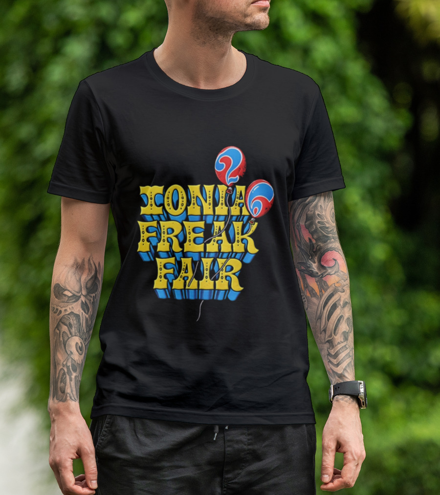Billy Strings Ionia Freak Fair Music Festival Balloons 2024 T-Shirt
