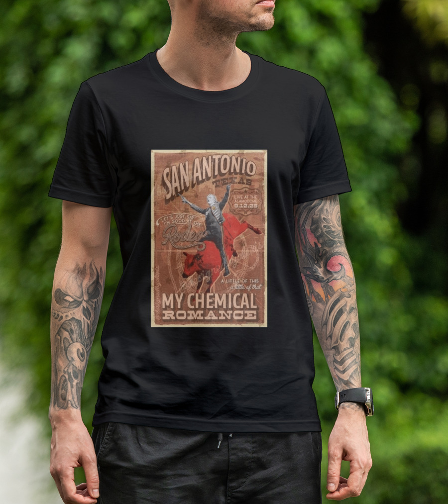 My Chemical Romance San Antonio Texas Alamodome 2026 Rodeo T-Shirt