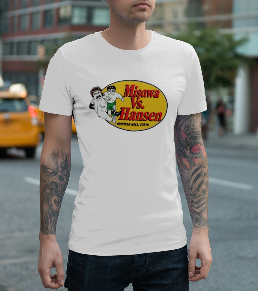 Misawa Vs Hansen Budokan Hall Tokyo T-Shirt