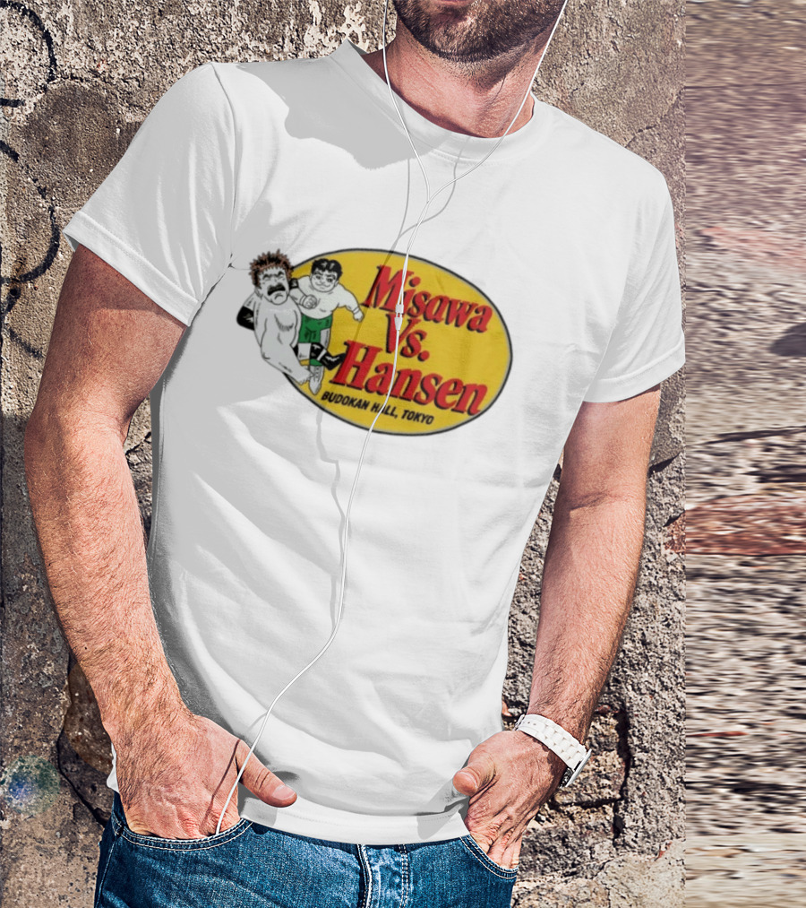 Misawa Vs Hansen Budokan Hall Tokyo T-Shirt