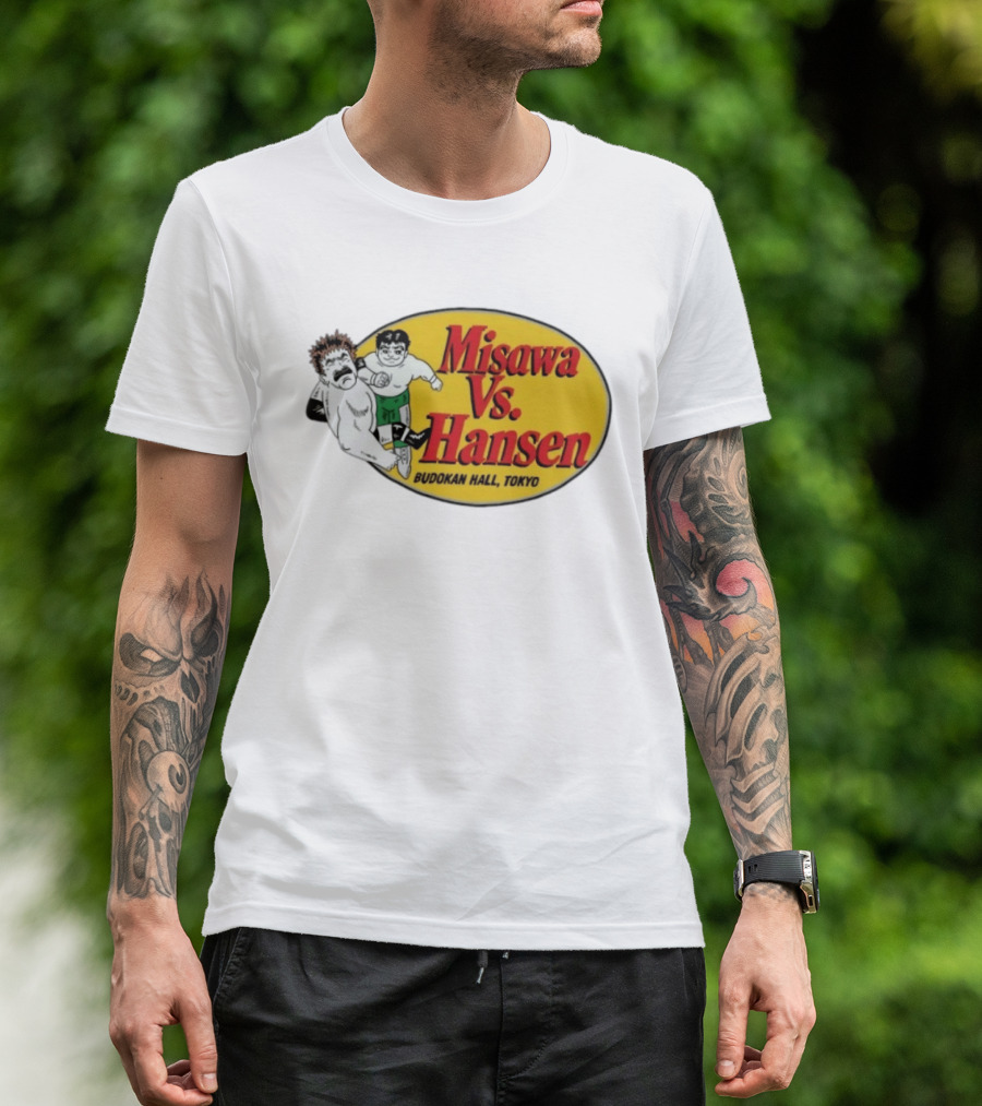 Misawa Vs Hansen Budokan Hall Tokyo T-Shirt