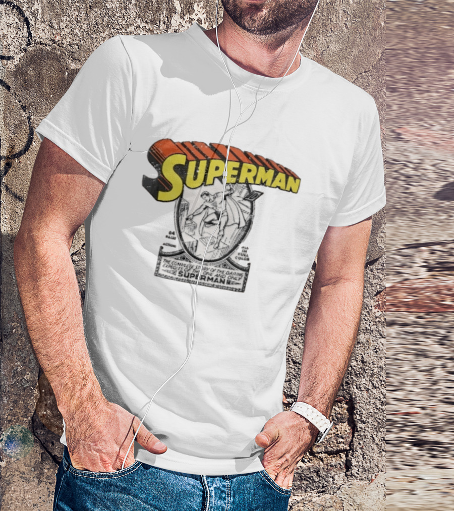 Superman The Complete Story Of The Daring Exploits Of The One And Only Comic Book Cover T-Shirt