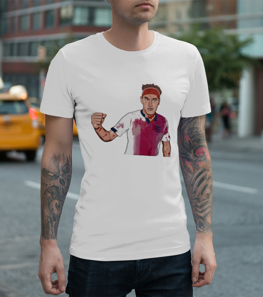 Terry Butcher England Football Iconic Bloodied Headband Moment Football Fans T-Shirt