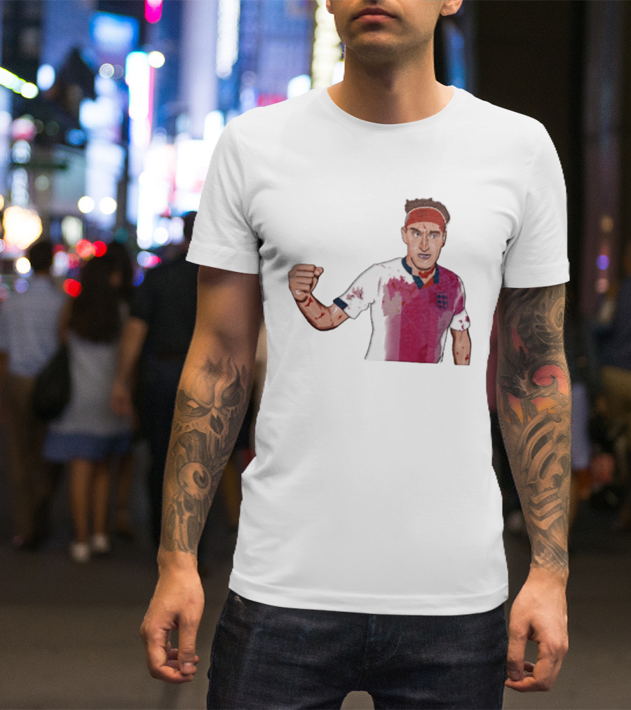 Terry Butcher England Football Iconic Bloodied Headband Moment Football Fans T-Shirt