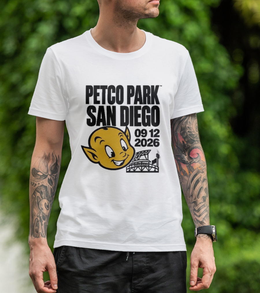 Petco Park San Diego Sep 12 2026 Event Icon With Stadium T-Shirt
