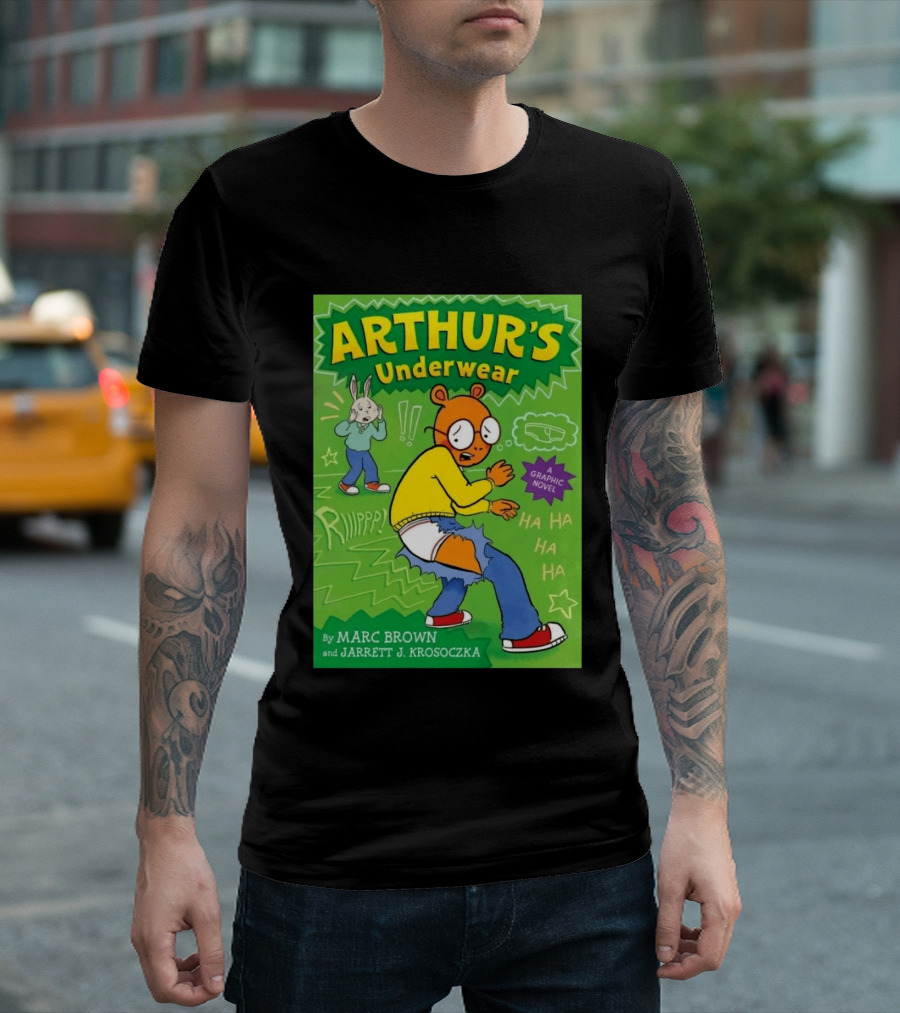 ARTHUR'S Underwear Graphic Novel By Marc Brown And Jarrett J. Krosoczka T-Shirt