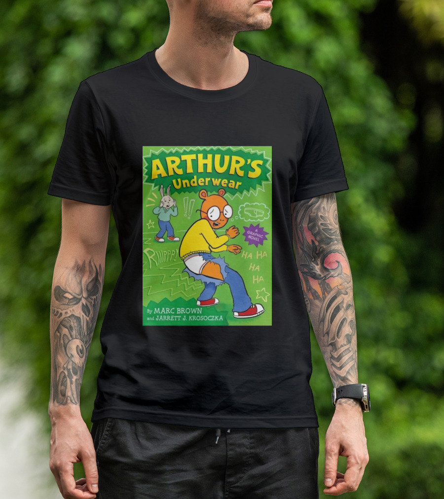 ARTHUR'S Underwear Graphic Novel By Marc Brown And Jarrett J. Krosoczka T-Shirt