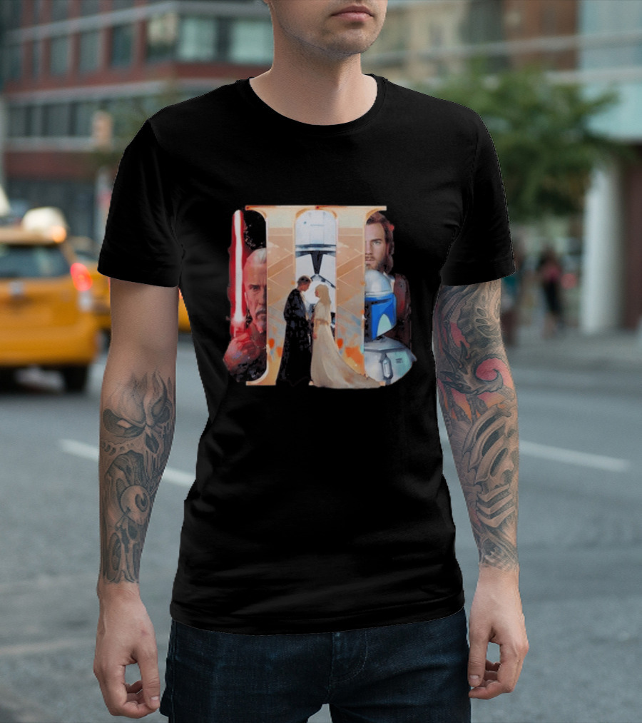 Attack Of The Clones Rebel Scum Iconic Star Wars Characters And Scenes T-Shirt
