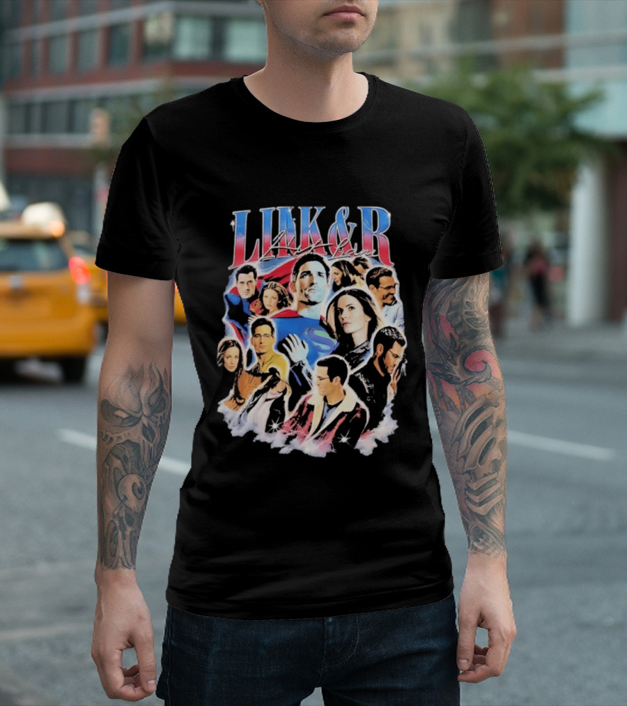 Lois&Clark Superman And Lois Lane Cape Romance T-Shirt