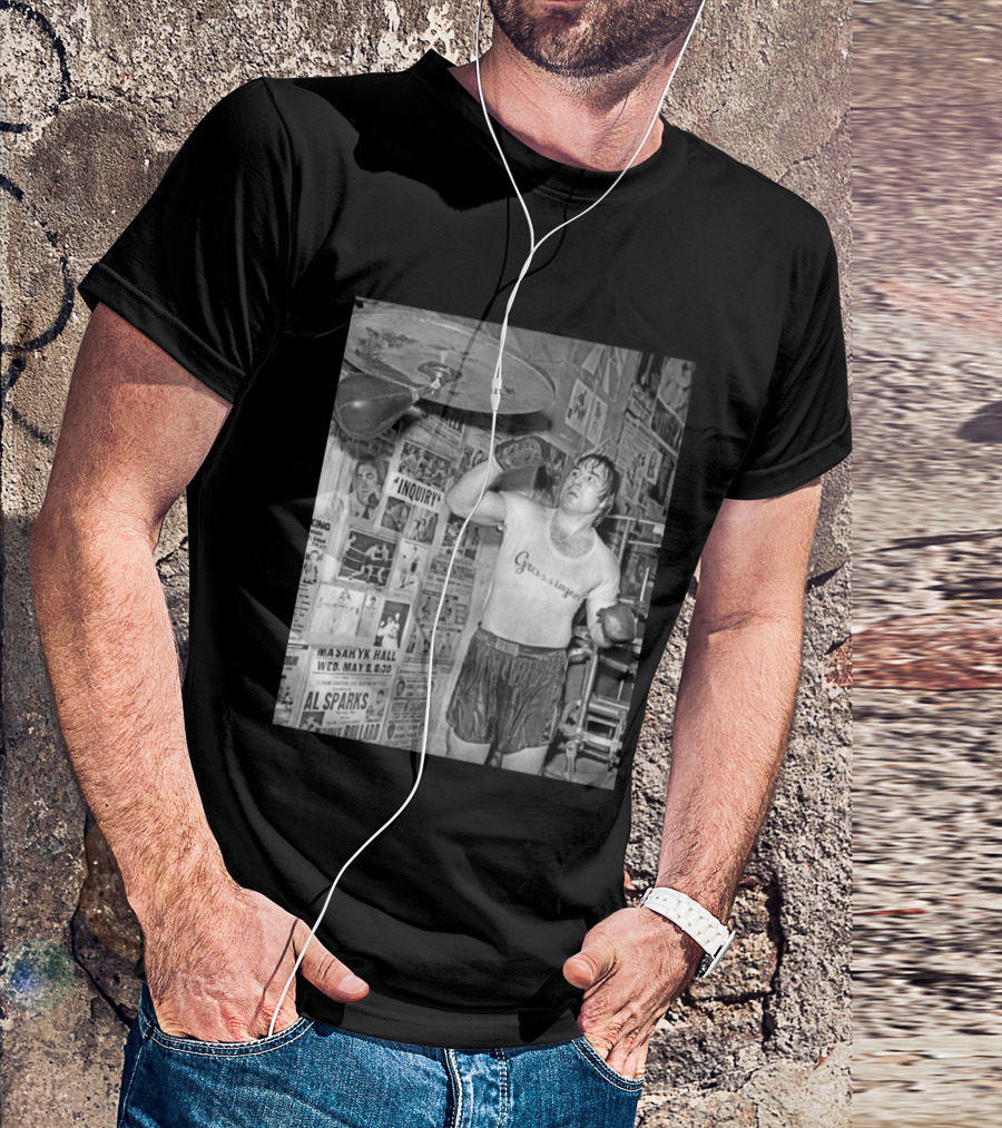 Boxing Legend George Chuvalo Training At Grossinger's Gym Historical Photograph T-Shirt