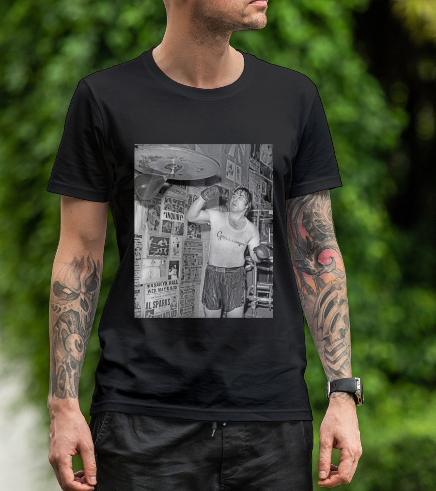 Boxing Legend George Chuvalo Training At Grossinger's Gym Historical Photograph T-Shirt