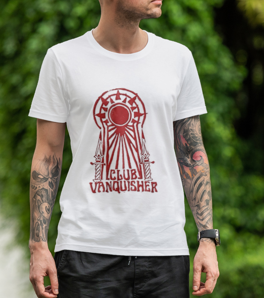 Club Vanquisher Sun With Daggers Red T-Shirt