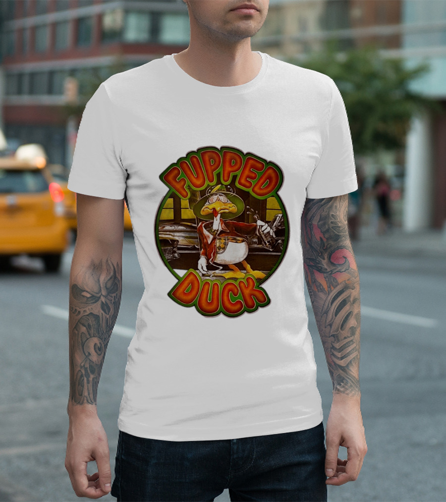 Fupped Duck Vintage Style 1979 Tipsy Cartoon Nostalgia T-Shirt