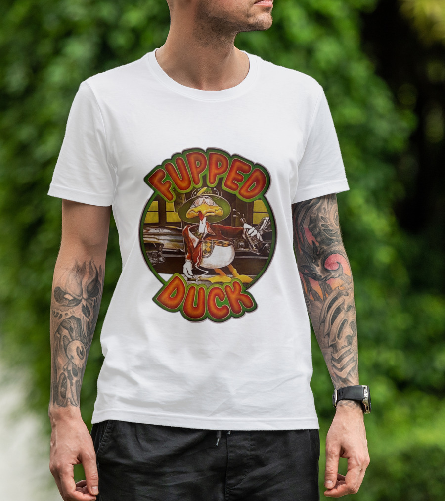 Fupped Duck Vintage Style 1979 Tipsy Cartoon Nostalgia T-Shirt