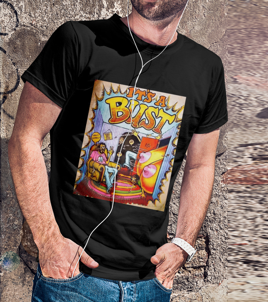 It's A Bust 1975 Zap Comix Cartoon Explosion T-Shirt