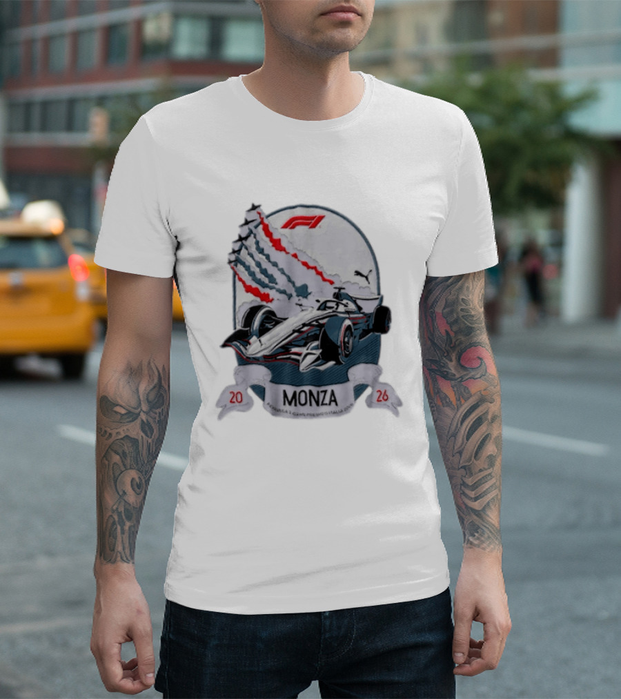 F1 Monza 2026 Italian Grand Prix Puma Racing Car T-Shirt