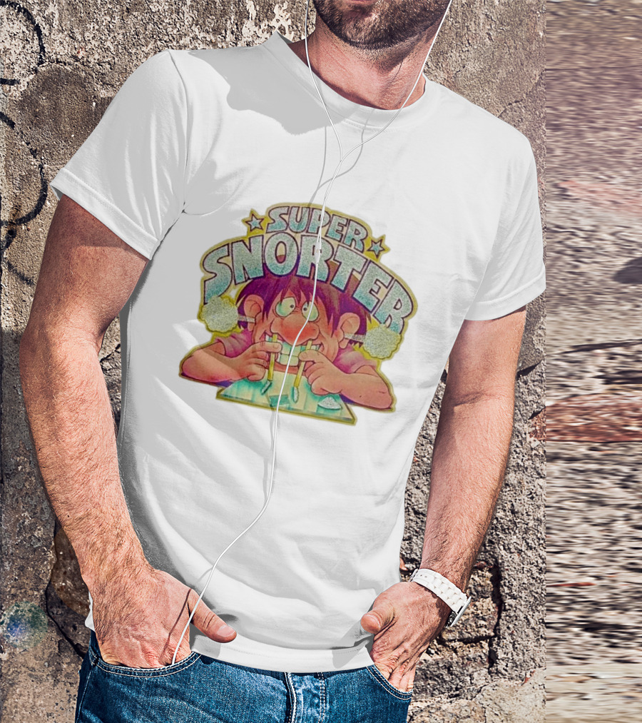 Super Snorter Cartoon Character 1978 Retro Humor T-Shirt