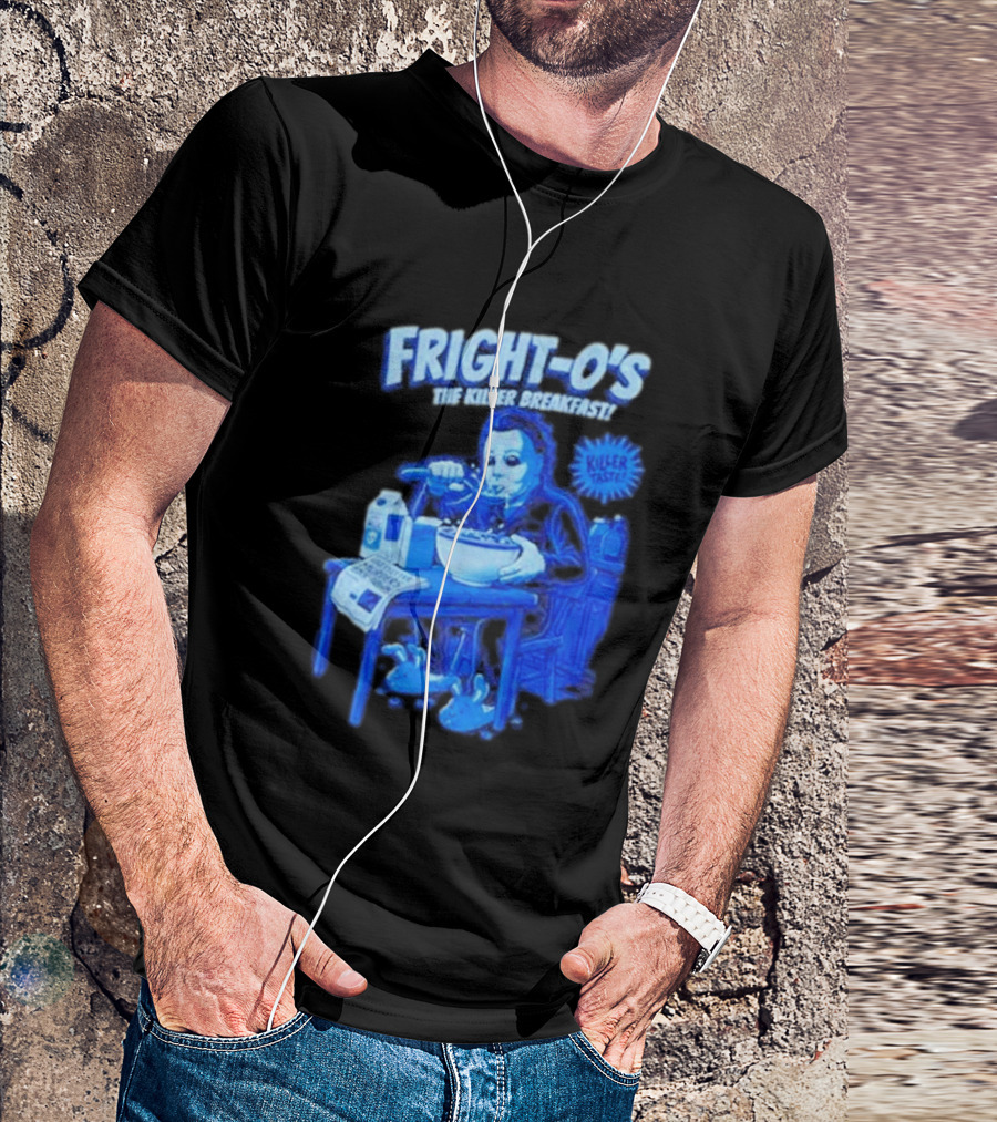 Fright O's The Killer Breakfast Cereal Halloween Michael Myers Killer Taste T-Shirt