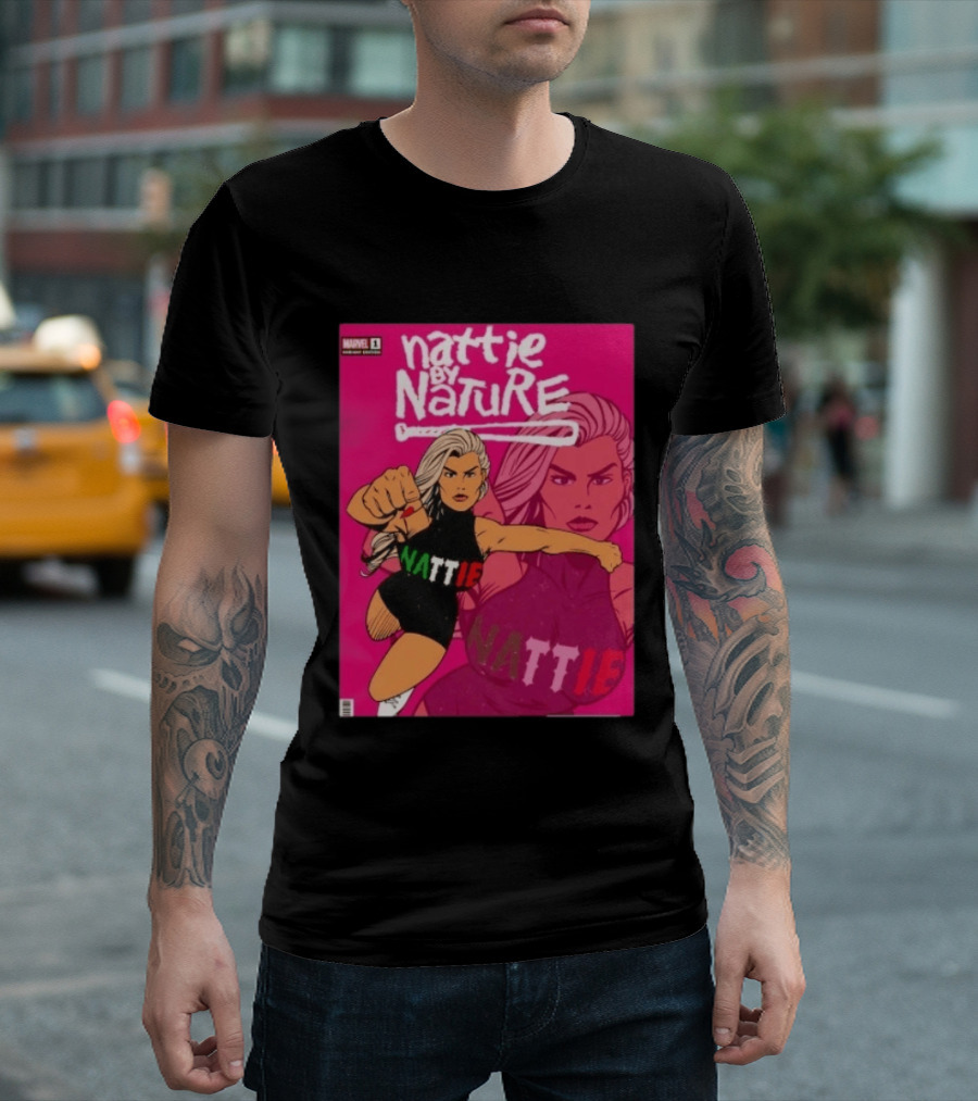 Nattie By Nature Marvel Variant Nattie Issue One Comic T-Shirt