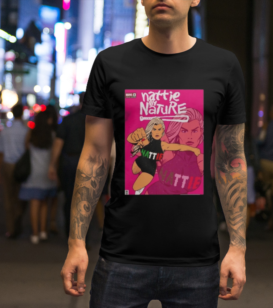 Nattie By Nature Marvel Variant Nattie Issue One Comic T-Shirt