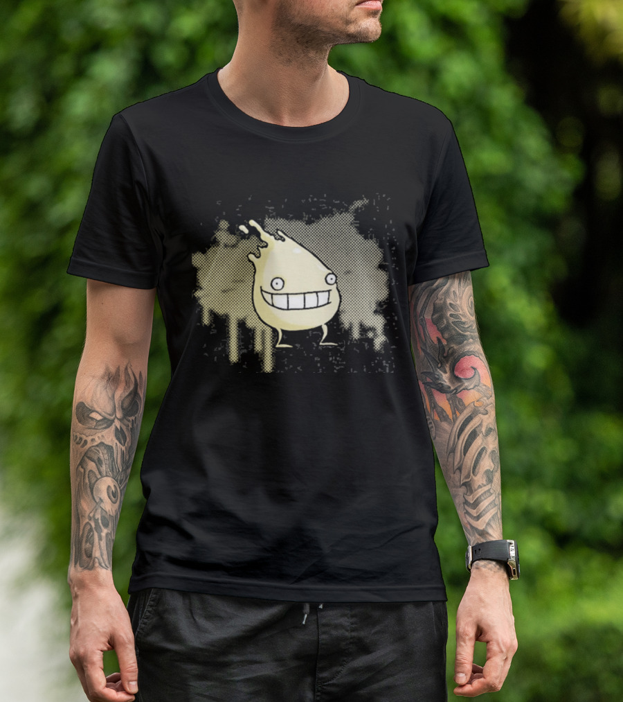 I'm Telling Smiling Blob With Wide Grin And Paint Splash T-Shirt