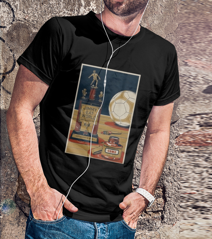 Jimmy Eat World Vans Warped Tour Mexico City September 13 2026 Autódromo Hermanos Rodríguez CDMX Soccer Trophy T-Shirt