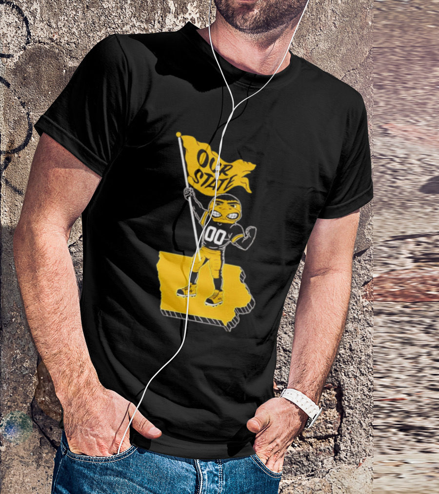 Our State Flag Iowa Beat Iowa State Sports Mascot Victory T-Shirt
