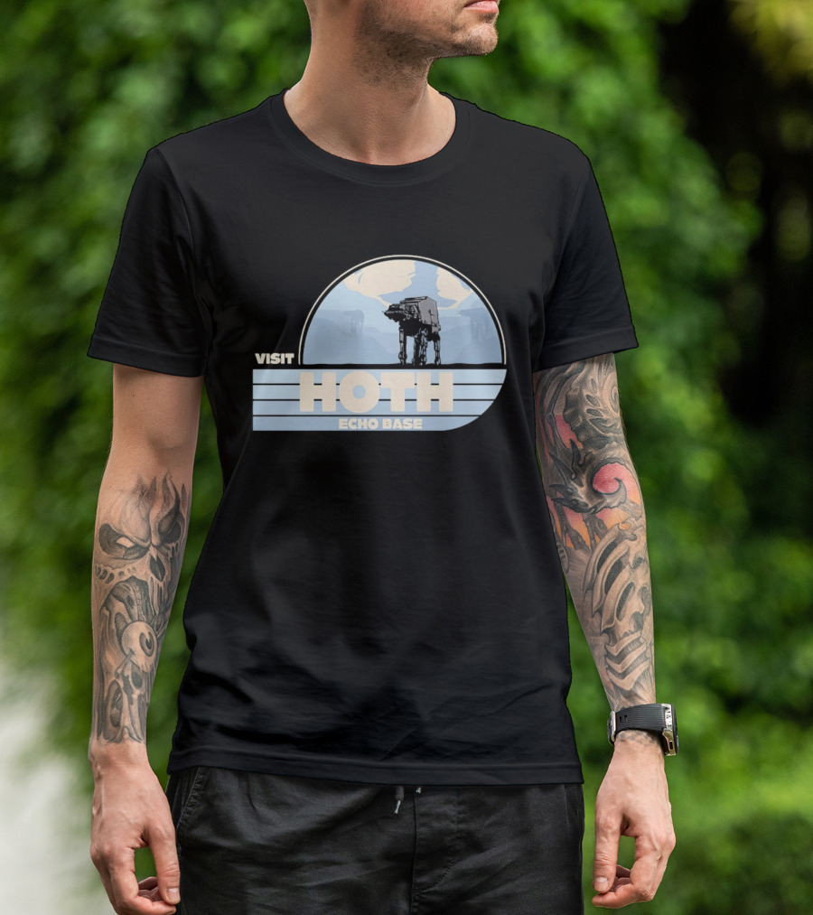 Visit Hoth Echo Base Star Wars AT AT Adventure T-Shirt