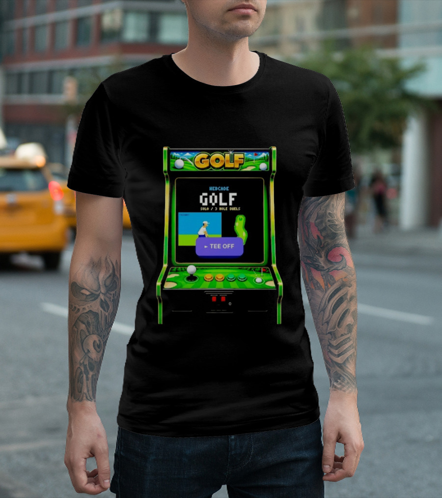 Webcade Golf Arcade Off Solo 3 Hole Duels T-Shirt