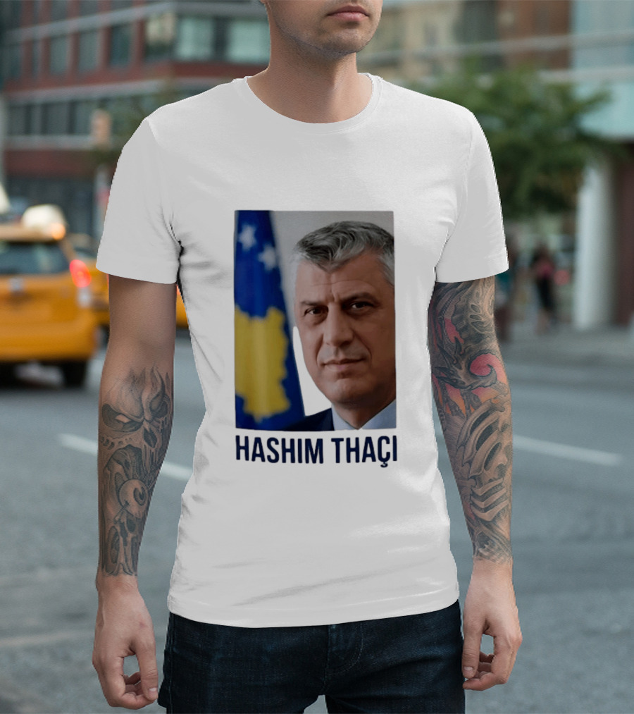 Hashim Thaci Kosovo Flag T-Shirt