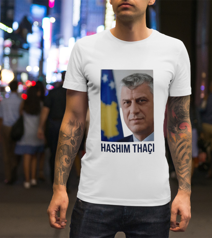 Hashim Thaci Kosovo Flag T-Shirt