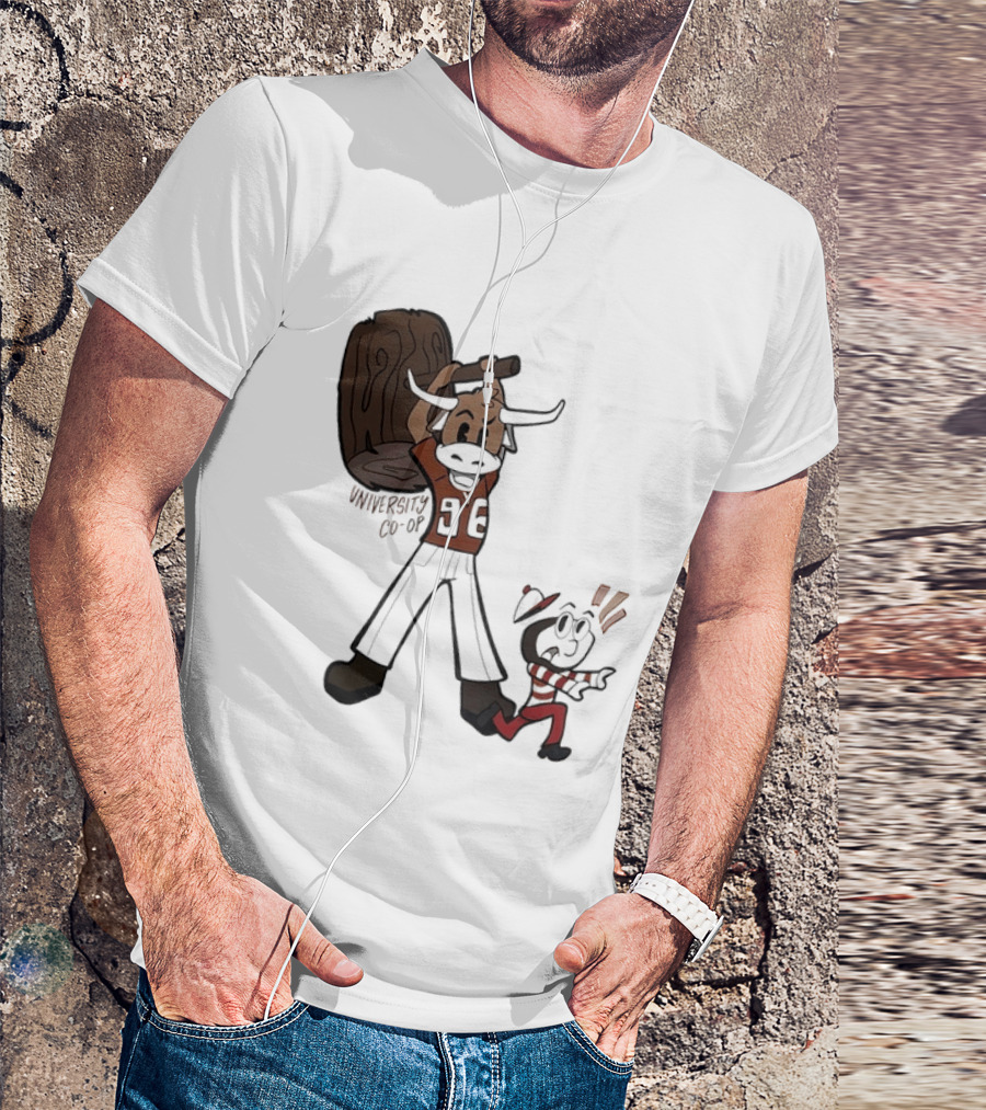 University Co Op Texas Longhorns Vs Ohio State Buckeyes 96 Mascot Showdown T-Shirt