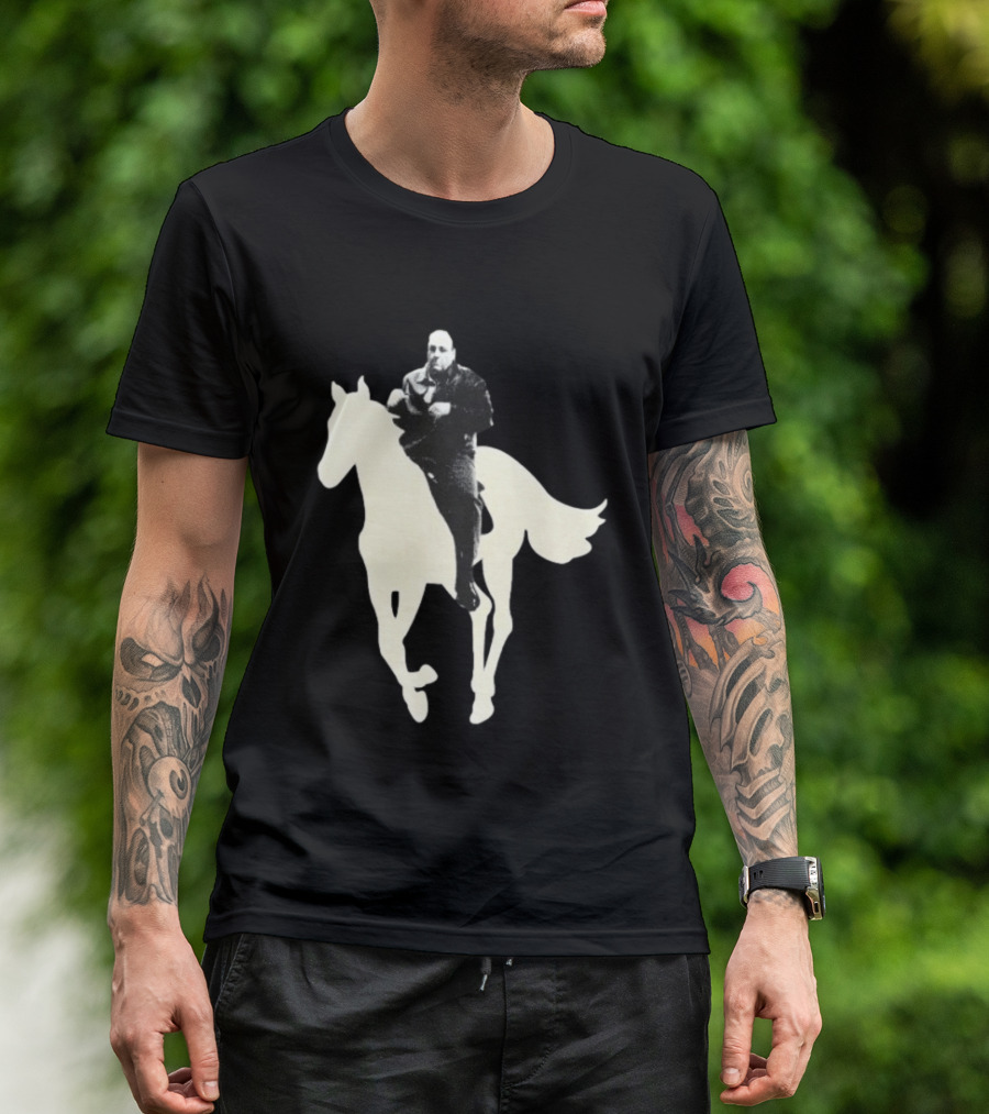 James Gandolfini The Sopranos Horse Riding T-Shirt