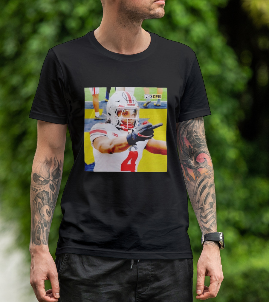 Ohio State Player Gesture Against Michigan Football T-Shirt