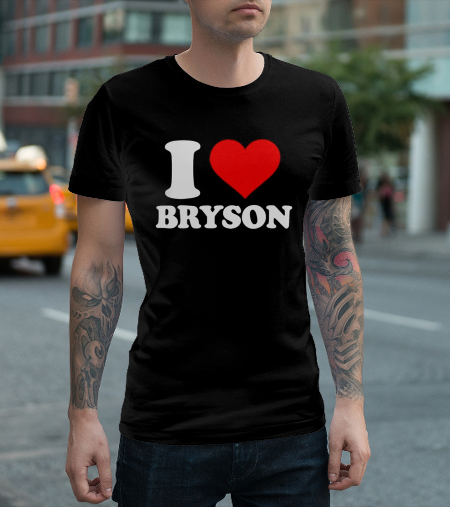 PGA Tour I Love Bryson Golf Professional Golfer T-Shirt