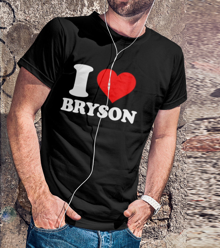 PGA Tour I Love Bryson Golf Professional Golfer T-Shirt
