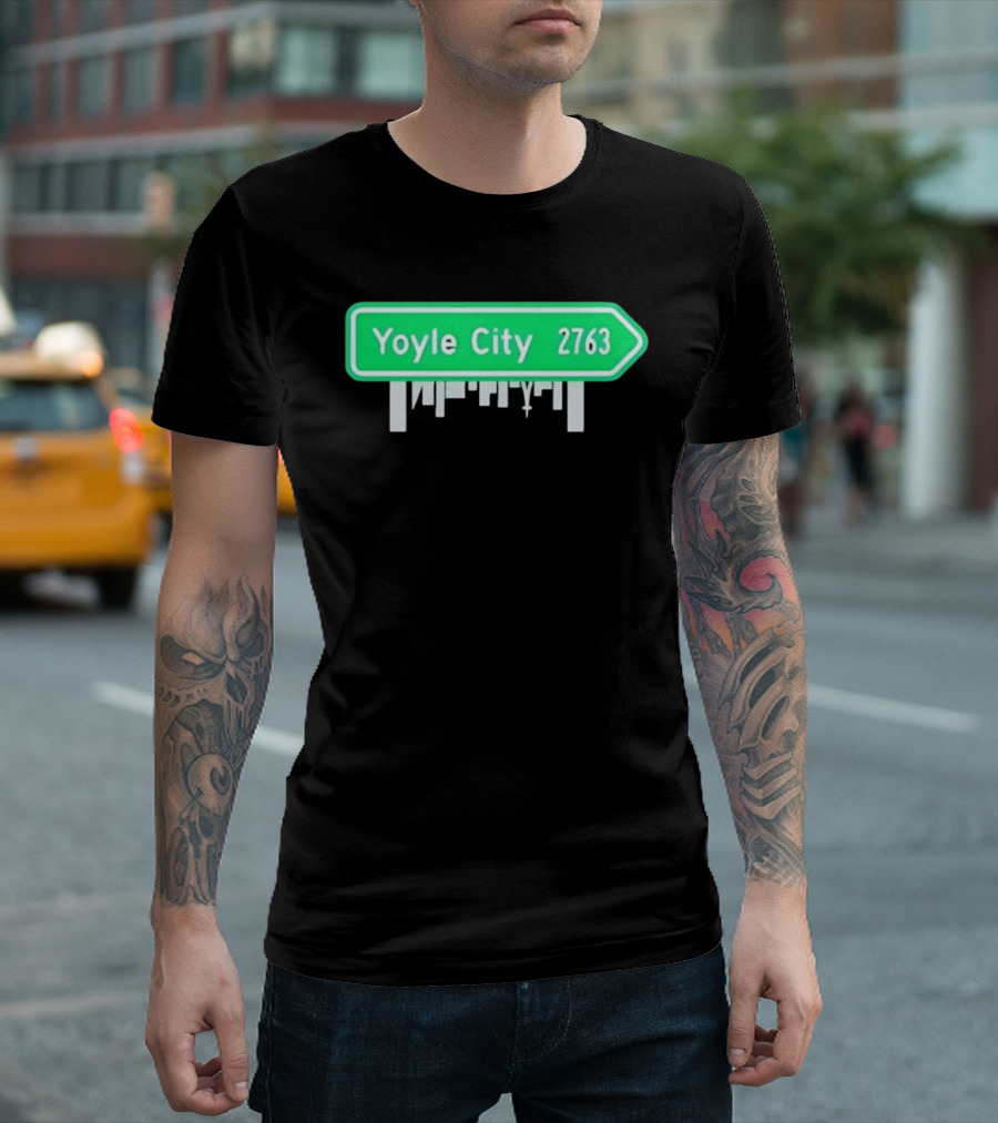 Yoyle City 2763 Road Sign Battle For Dream Island Series T-Shirt