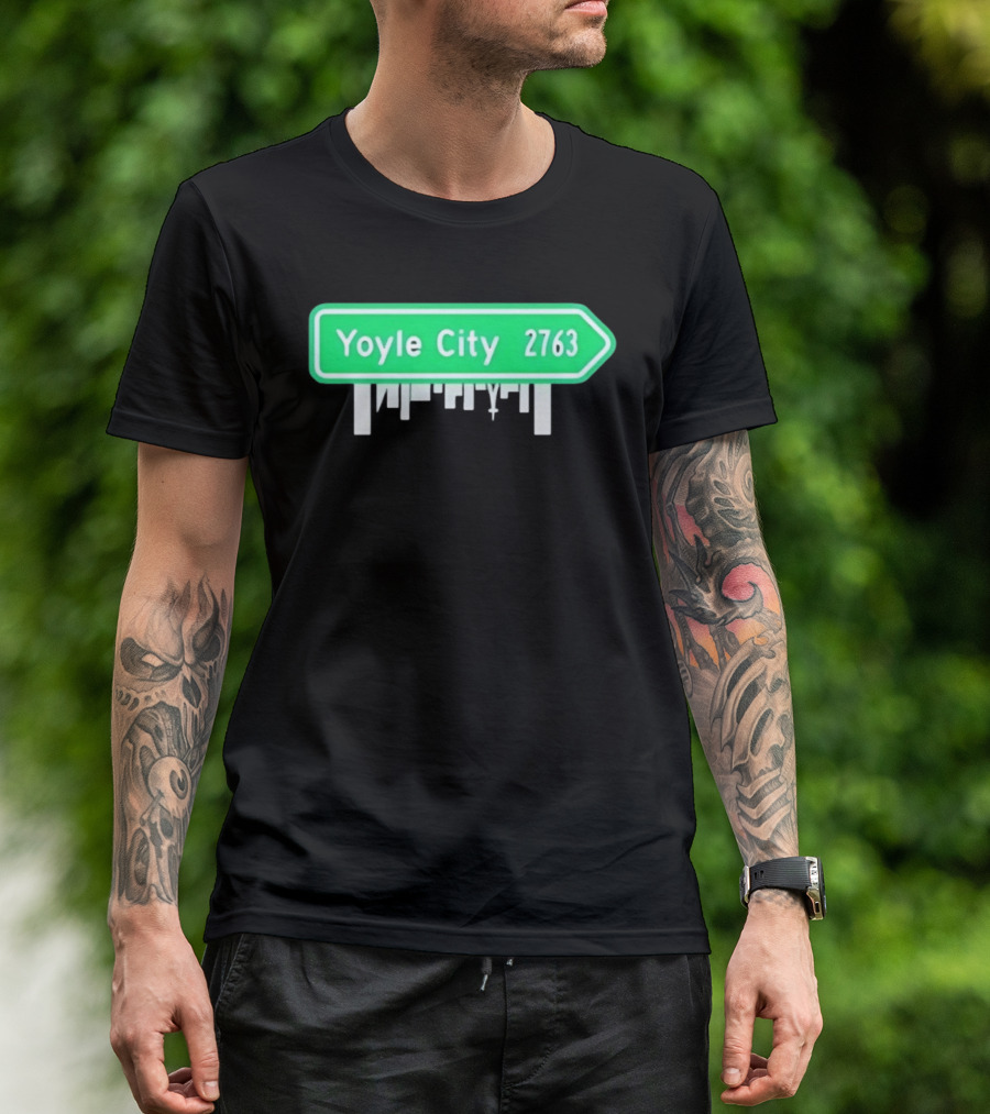 Yoyle City 2763 Road Sign Battle For Dream Island Series T-Shirt
