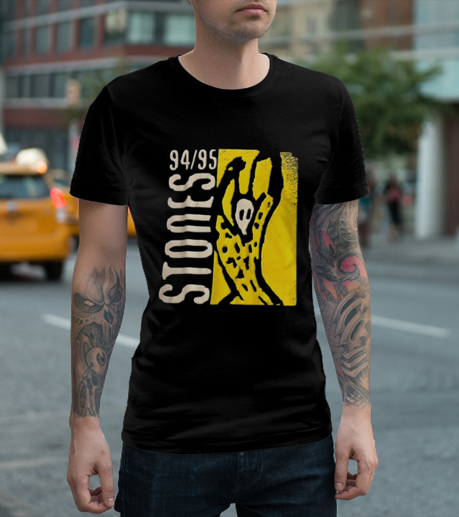Stones 94 95 Yellow Voodoo Creature Sketch T-Shirt