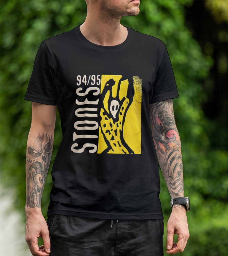 Stones 94 95 Yellow Voodoo Creature Sketch T-Shirt