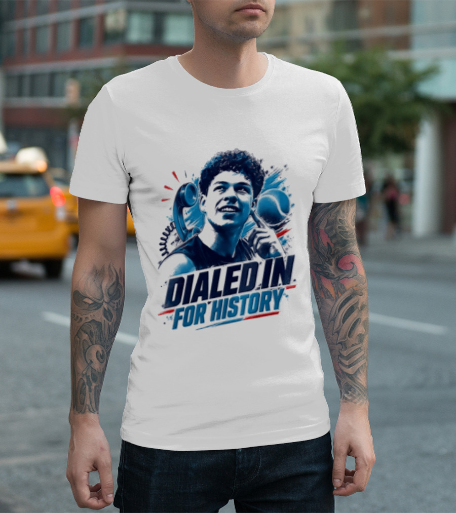 Ben Shelton Dialed In For History Tennis US Open T-Shirt