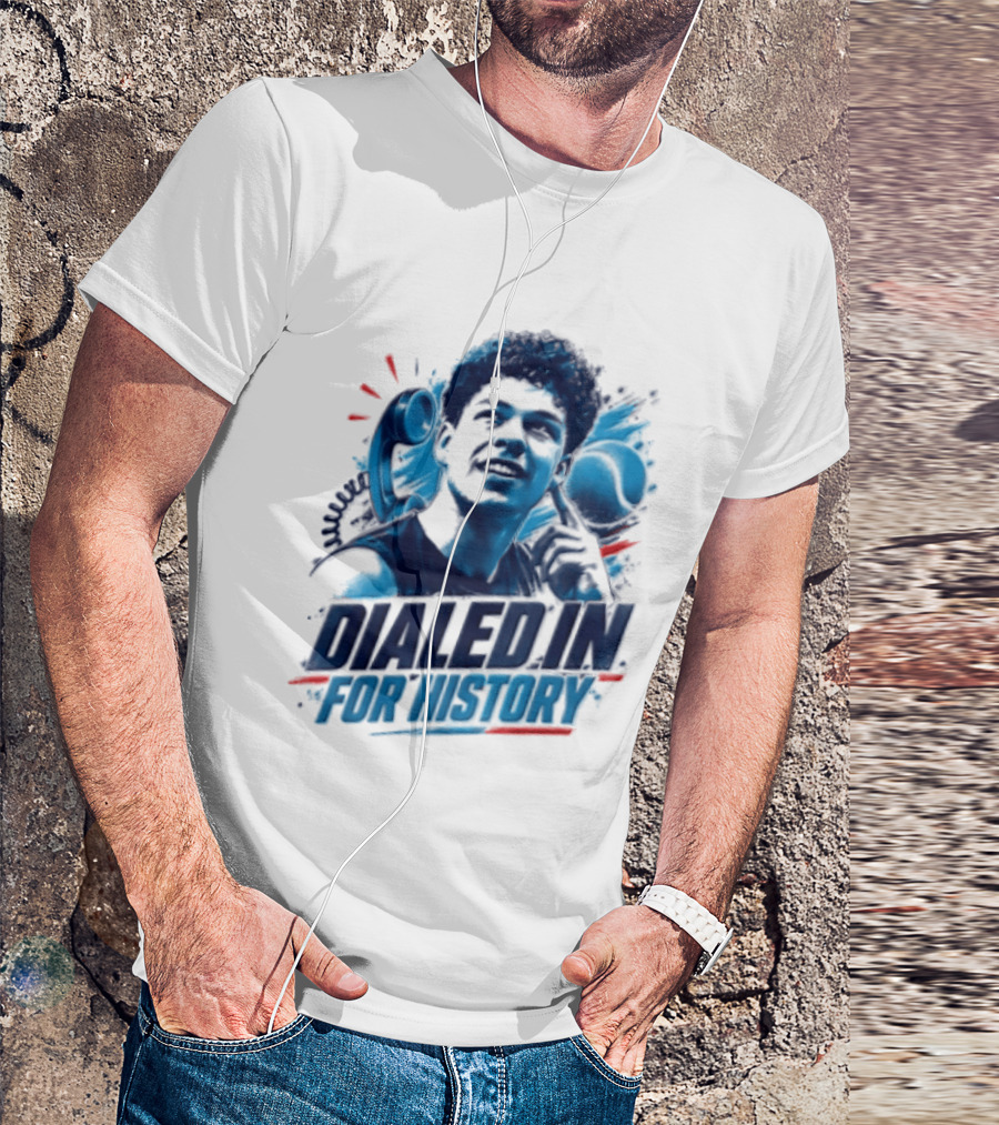 Ben Shelton Dialed In For History Tennis US Open T-Shirt