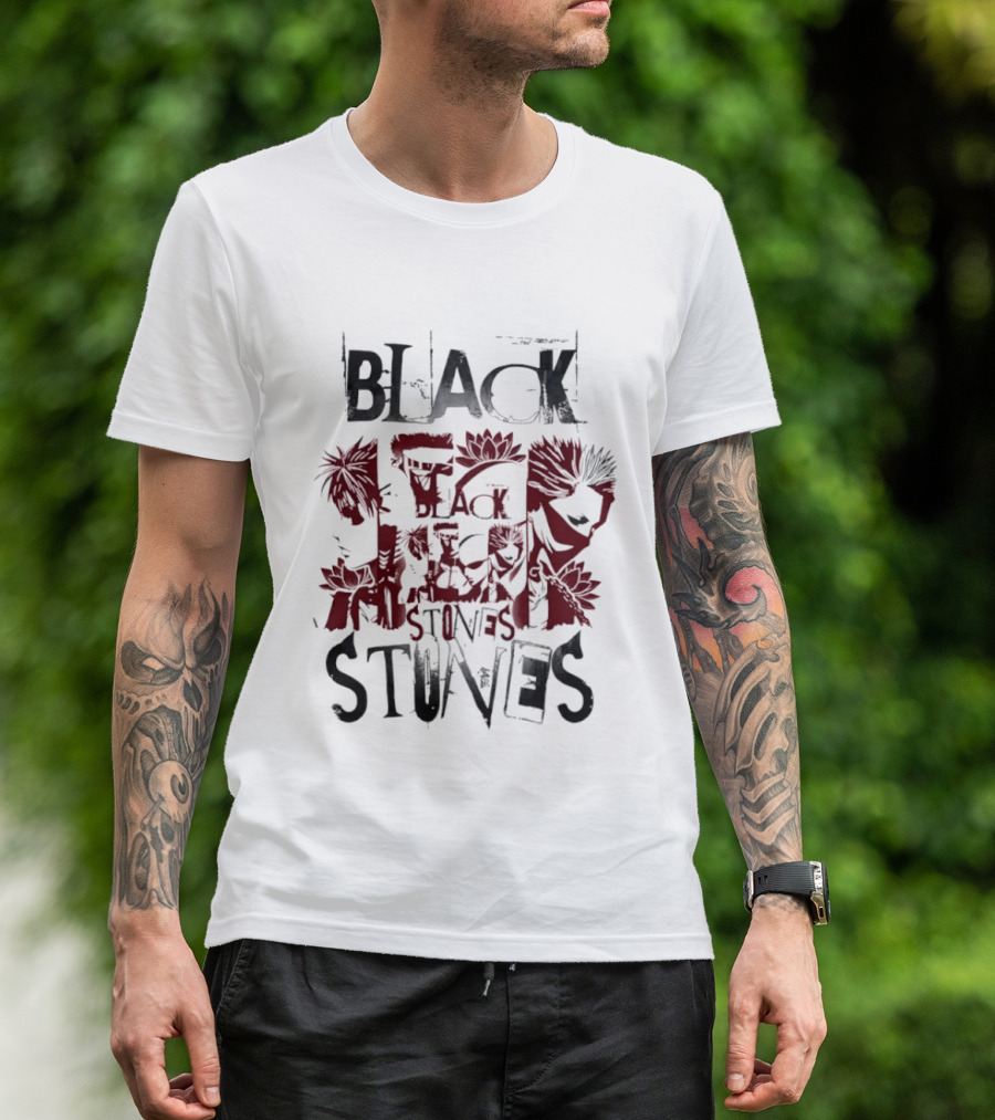 Black Stones Nana Anime Band Blast Manga Series T-Shirt