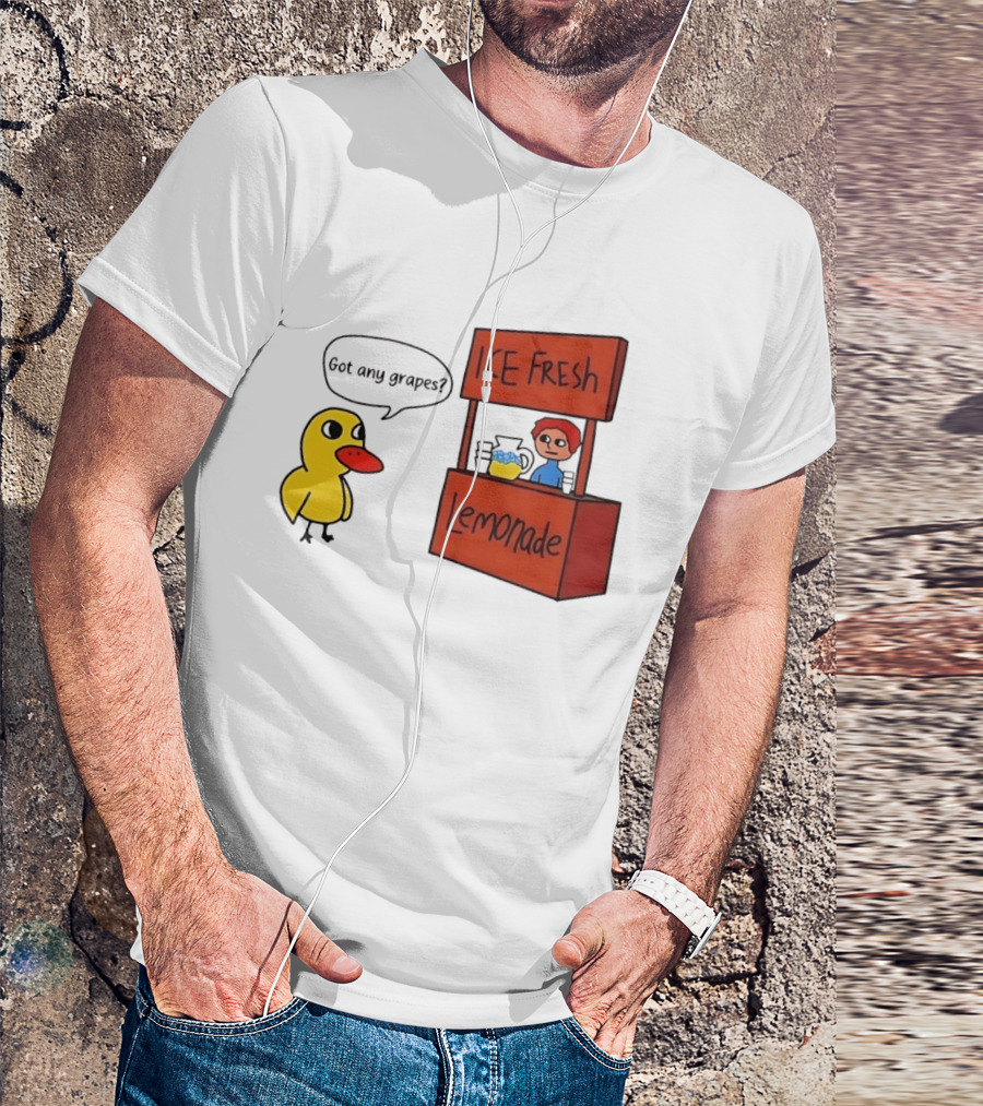 Got Any Grapes Duck Ice Fresh Lemonade Stand T-Shirt