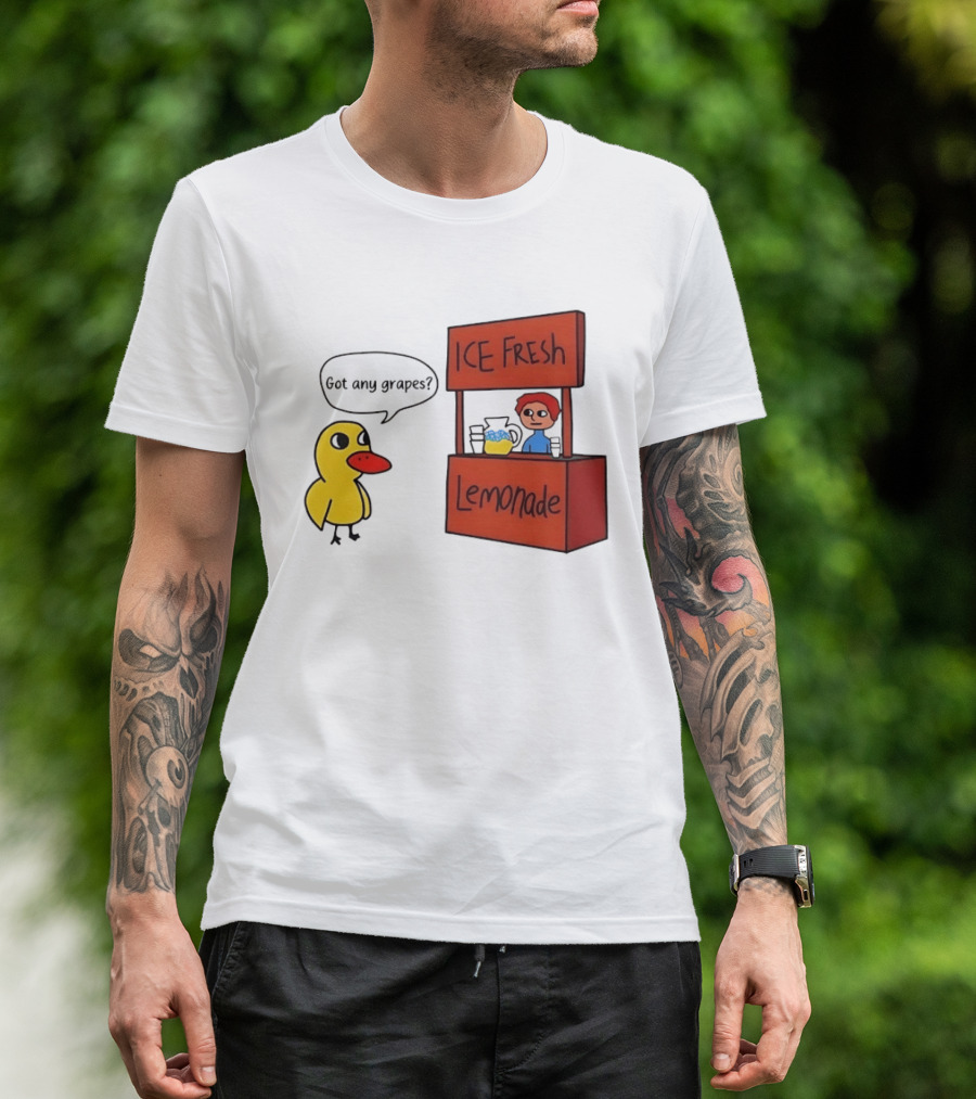 Got Any Grapes Duck Ice Fresh Lemonade Stand T-Shirt