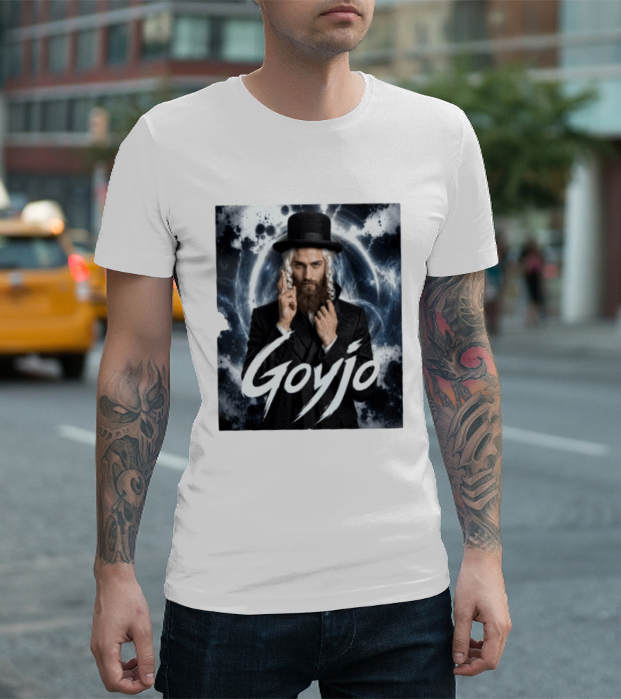 Goyjo Hasidic Top Hat Peys Mysterious Aura T-Shirt