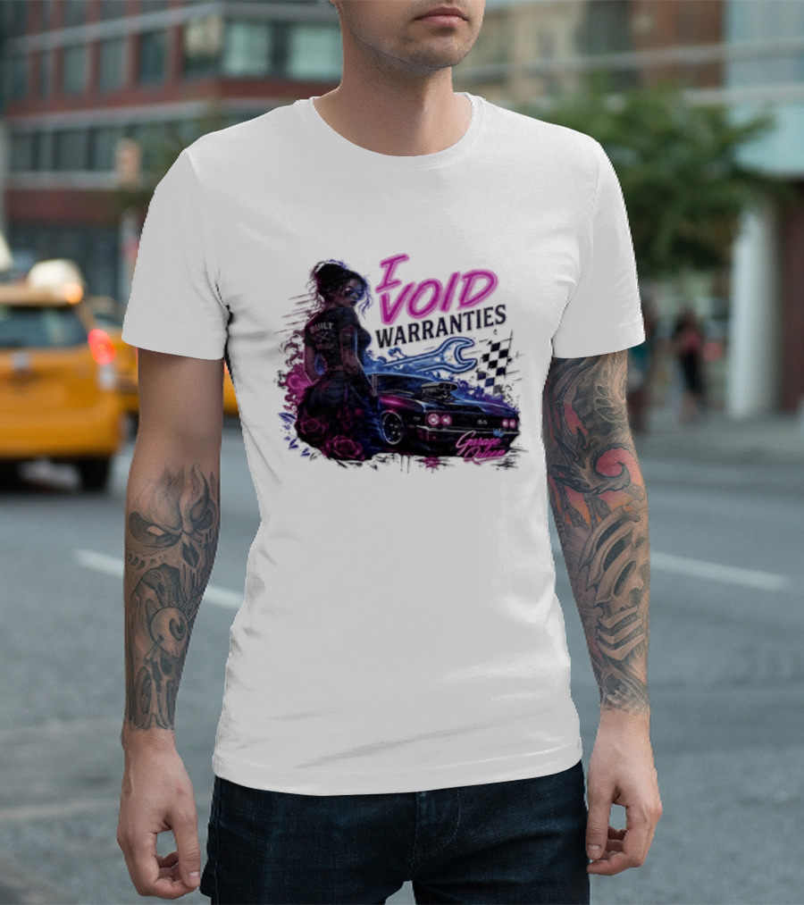 I Void Warranties Garage Queen Car Mechanic T-Shirt