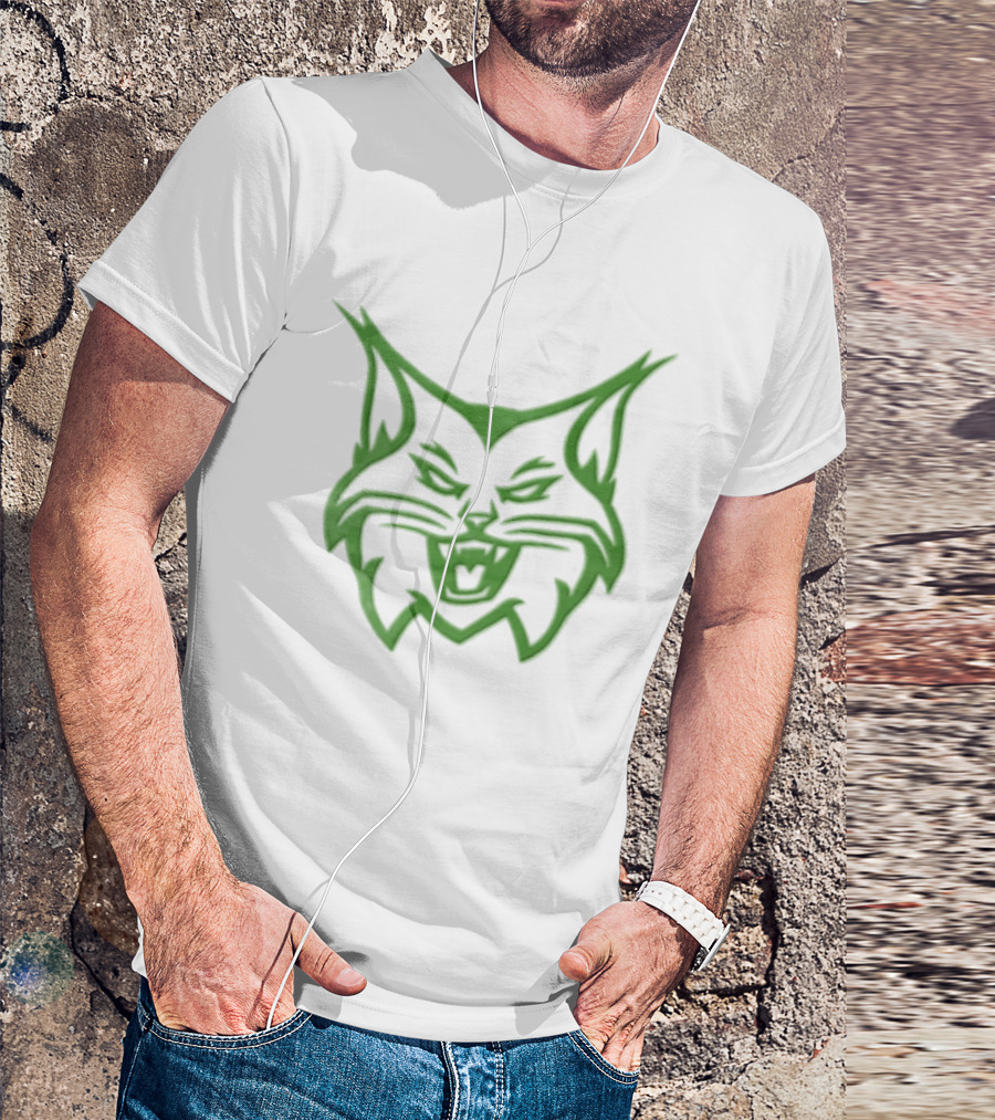 Kentucky Wildcats NCAA Green Snarling Cat Head T-Shirt