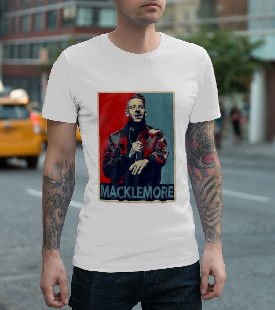 Macklemore Music Icon Red Blue T-Shirt