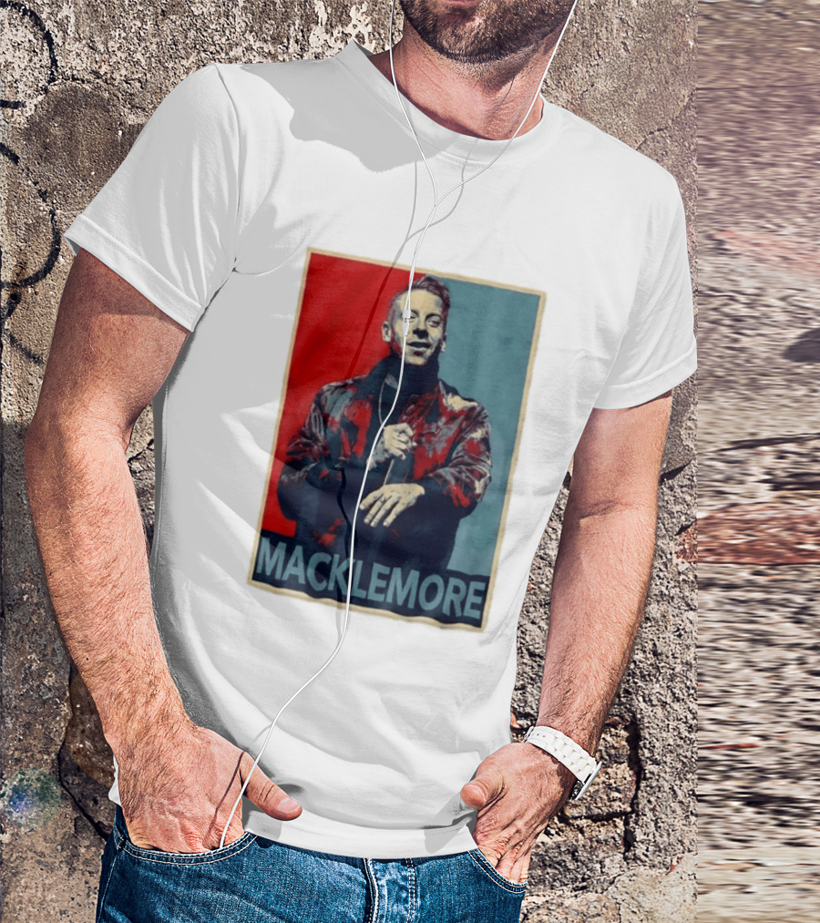 Macklemore Music Icon Red Blue T-Shirt